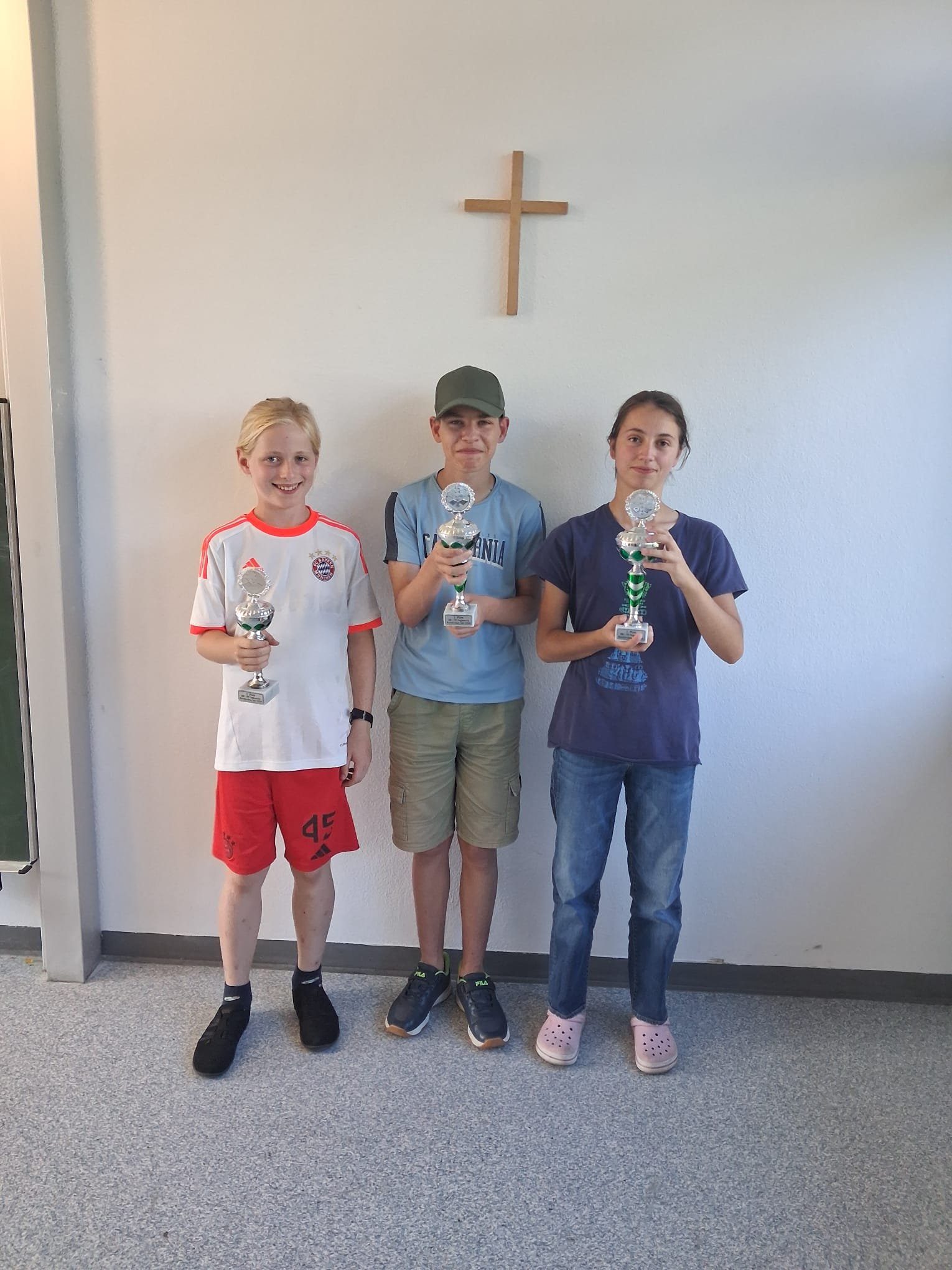 Das Siegertrio der Weiterführenden Schulen